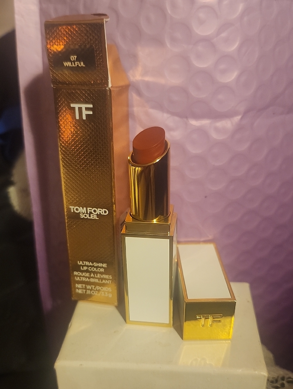 Tom Ford Soleil Ultra-Shine Lip Color — Willful (Warm Terracotta)
